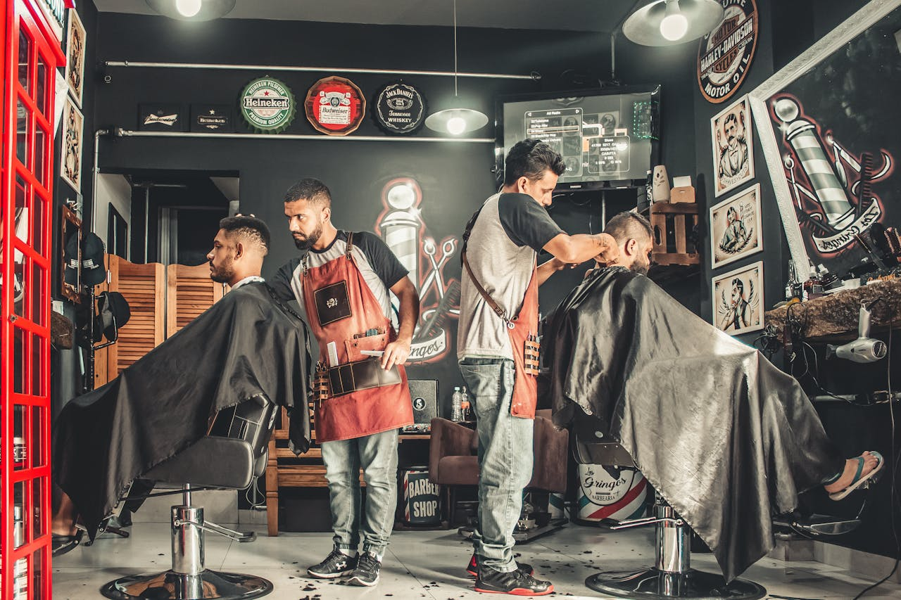 Inside The Corner Cut barbershop